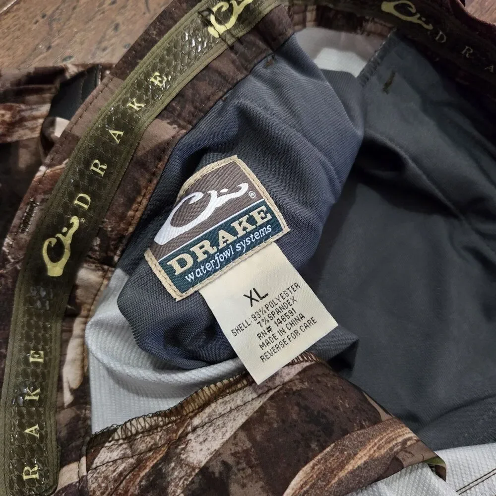 Drake Waterfowl Realtree DW1584 Camo XL Non Lined Hunting 38x32 42x32